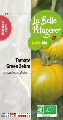 Tomate Green Zebra BIO - La Belle Potagère